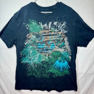 Cremieux Graphic T-Shirt Eagle Affliction Style Print Short Sleeve Casual Sz XXL